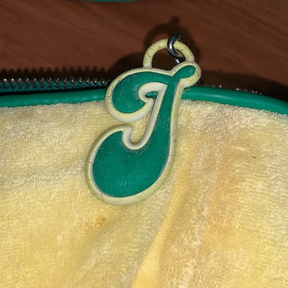 Original Juicy Couture Terry Cloth Drawstring Embroidered Handbag Purse